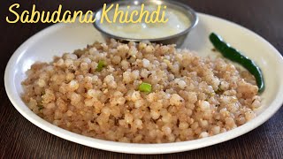 Upwas recipe in 10 minutes  Sabudana Khichdi [upl. by Nezam]