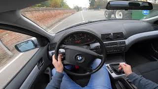 BMW 318i  E46 1999  POV Test Drive [upl. by Elleiram]