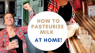 How to Pasteurize Raw Milk [upl. by Farra]