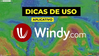 Como Usar o App Windy  Meteorologia  Navegação suka [upl. by Almeeta]