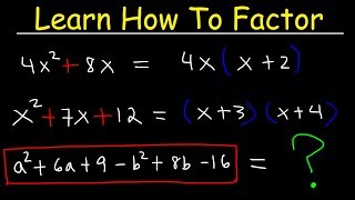 Factoring Trinomials amp Polynomials Basic Introduction  Algebra [upl. by Aramad]