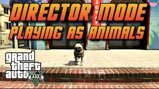 GTA 5Director ModeUnlocking and Playing as Animals [upl. by Genie]