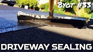 DIY DRIVEWAY SEALING [upl. by Halilak]