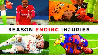 Season Ending Injuries in Football 2020  2021 [upl. by Navak359]