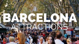 10 Top Tourist Attractions in Barcelona  Travel Video [upl. by Richmound]