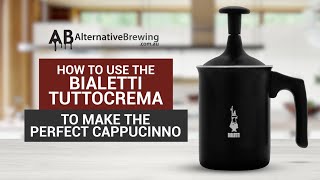 How to Use the Bialetti Tuttocrema Milk Frother [upl. by Atkinson709]