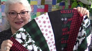 6 Fat Quarter Christmas Tree Skirt [upl. by Packston]