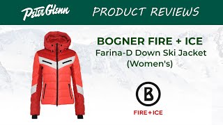 2019 Bogner Fire  Ice FarinaD Down Ski Jacket Review [upl. by Gretel]