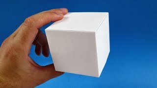 How to Make a Paper Cube  easy origami [upl. by Perle]