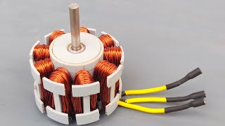 Powerful Brushless DC Motor Using Neodymium Magnet [upl. by Sedecram]