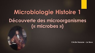 Microbiologie Histoire 1 DECOUVERTE DES MICROORGANISMES quotMICROBESquot [upl. by Yromas]