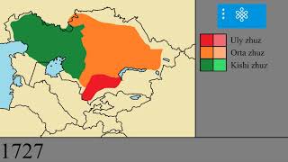 The History of Kazakhstan Every Year [upl. by Venus35]