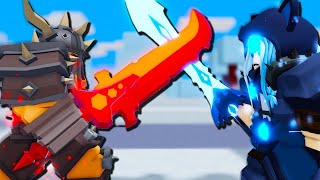 Barbarian VS Freiya Roblox Bedwars Animation [upl. by Okwu]