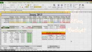 How to Make a Budget in Excel  Part 1 [upl. by Ahcmis432]