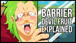 Explaining Bartolomeos Devil Fruit  The Bari Bari No Mi BarrierBarrier  One Piece Explained [upl. by Clynes]