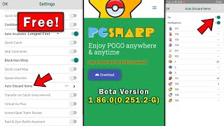 PGSharp New Beta Version 1861 02512G  Get Auto Discard Items Free in PGSharp New Update [upl. by Repooc]