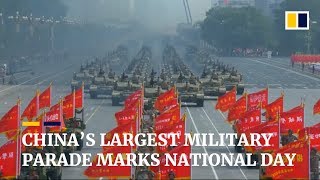 Chinas largest military parade marks National Day [upl. by Dumas]