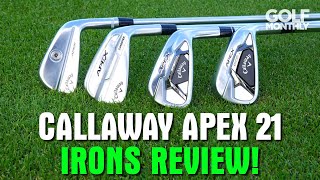 CALLAWAY APEX 21 IRONS REVIEW [upl. by Neelyar]