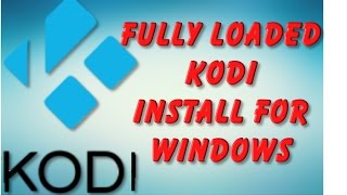 How to Install Fully Loaded Kodi XBMC on any Windows pc android mobile 1 click install app [upl. by Lehcor646]