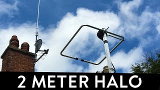 2 Meter VHF Halo Antenna Assembly And Testing [upl. by Nwahsek]