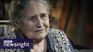 Doris Lessing wins Nobel Prize for Literature 2007  Newsnight archives [upl. by Nnyleuqaj131]