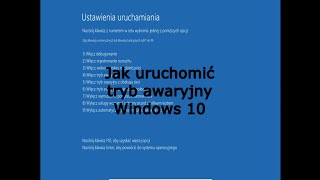 Jak uruchomić tryb awaryjny Windows 10 [upl. by Reade]