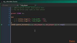 Programming in GameMaker Studio 2  Creating Collectables  packtpubcom [upl. by Artemahs25]