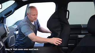 Universal Fit Seat Cover Installation Guide [upl. by Chladek645]