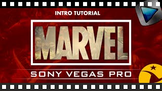 INTRO MARVEL ANIMACIÓN TUTORIAL SONY VEGAS PRO 11 12 y 13 [upl. by Pierce]