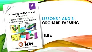 Types of orchards  TLE 6 Module 3 [upl. by Dowlen]