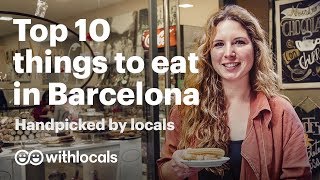 What to eat and where to eat in Barcelona 👫 Handpicked by locals 🥘 [upl. by Cyrille39]