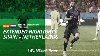 Spain 15 Netherlands  Extended Highlights  2014 FIFA World Cup [upl. by Weider599]