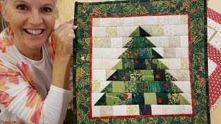 FASTEST LAST MINUTE CHRISTMAS PATCHWORK TREE [upl. by Pettifer]