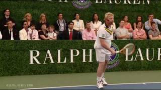 Boris Becker Tips on The Perfect Serve [upl. by Namreg]