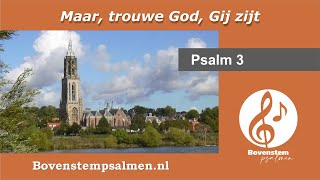 Psalm 3 vers 2 en 3 samenzang met bovenstem  Orgel Kees Rademaker [upl. by Philander]