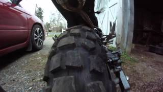 Honda Grom MSX 125 Maxxis M6024 Knobby Tires Review [upl. by Kared]