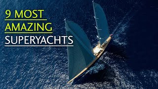 9 of the most amazing modern sailing superyachts [upl. by Rey]