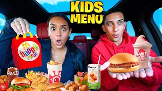 Trying EVERY Fast Food Kids Meal [upl. by Aibar]