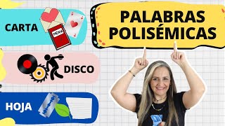 PALABRAS CON VARIOS SIGNIFICADOS  polisémicas  polisemia [upl. by Adyela]