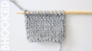 How to Knit the Stockinette Stitch [upl. by Templas741]