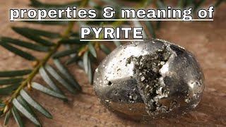 Pyrite Meaning Benefits and Spiritual Properties [upl. by Mcclenon25]