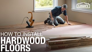 Learn How to Install Hardwood Floors  DIY Projects [upl. by Girand]