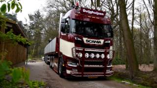 Van Duijghuijzen New SCANIA S730  V8 Sound [upl. by Eniamart]