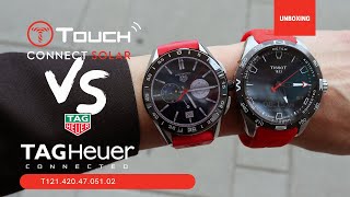 Tissot T Touch Connected Solar VS TAG HEUER CONNECTED [upl. by Yesdnik]