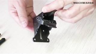 MechWares  Foldable Support BracketSelfLocking Hinge [upl. by Nogem]