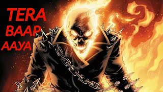 II TERA BAAP AAYA II MARVEL GHOST RIDER II Hindi Music VideoII [upl. by Dewain717]