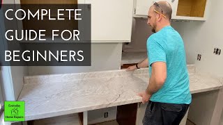 How To Install Laminate Countertops  Step By Step [upl. by Cordey507]