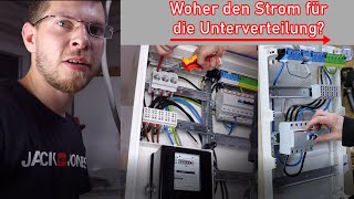 Strom für Unterverteilung abgreifen ElektroM [upl. by Karab]