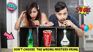 Dont Choose the WRONG Mystery DRINK CHALLENGE [upl. by Elvina]