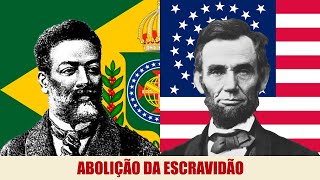 ABOLIÇÃO DA ESCRAVIDÃO NO BRASIL E NOS EUA HISTÓRIAS CONECTADAS [upl. by Nothgierc]